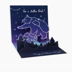 Treasures FATHER"s DAY Pop-Up Greeting Card STELLAR DAD